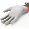 High Sensitive Ultra-Thin Polyester Copper Wire Liner PU Coated Conductive Touch Gloves